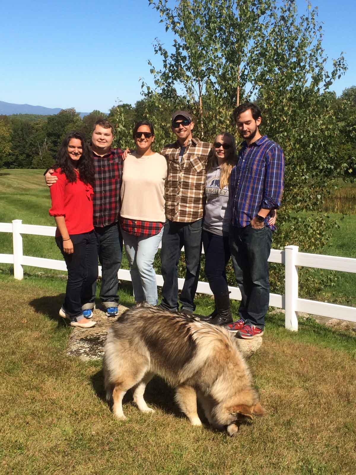 New Hampshire Apple Picking with friends